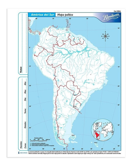 Mapa No Rivadavia Politicos Mapas